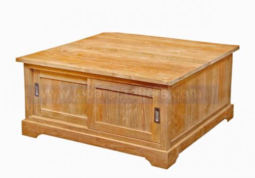 COFFEE TABLE STORAGE 2 DRAWERS 2 DOORS